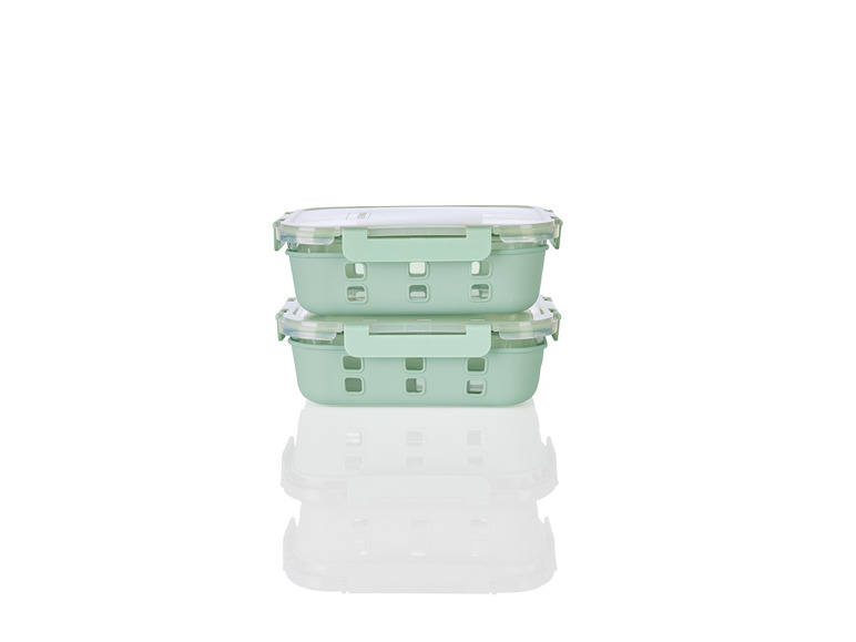 ERNESTO® Glas-Frischhaltedosen-Set, 2 Stück Kauf eins, bekomm eins gratis