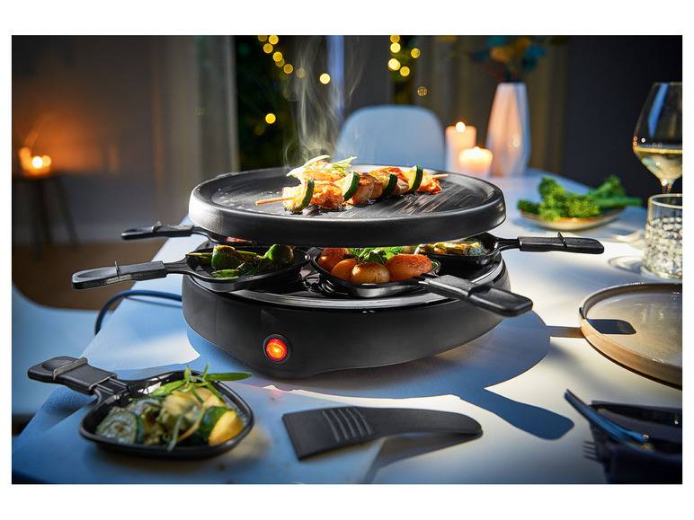 SILVERCREST® KITCHEN TOOLS Raclette-Grill, 800 W, Ø 29 cm Begrenzte Freigabe