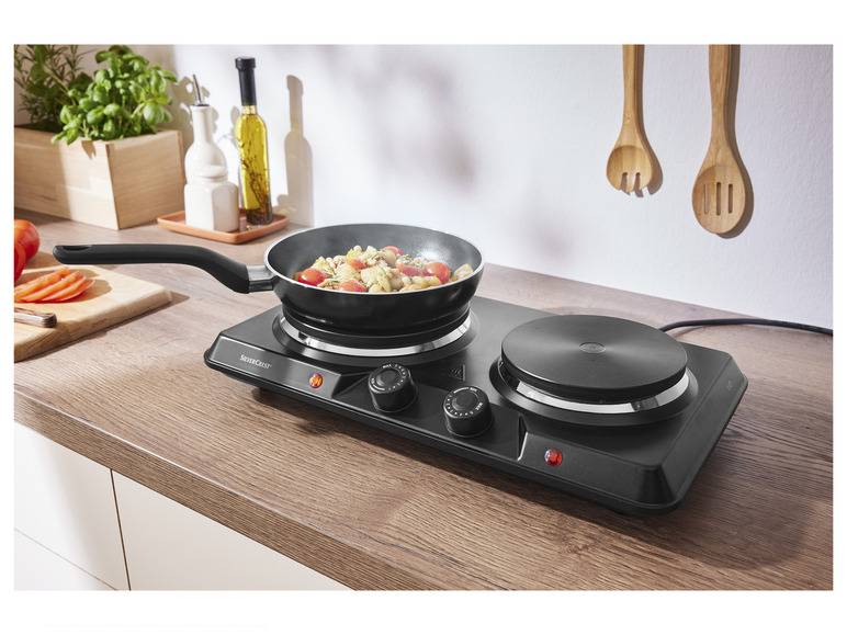 SILVERCREST® KITCHEN TOOLS Doppelkochplatte »SDK 2500 D1«, 2500 W Discount Store für neue Produkte