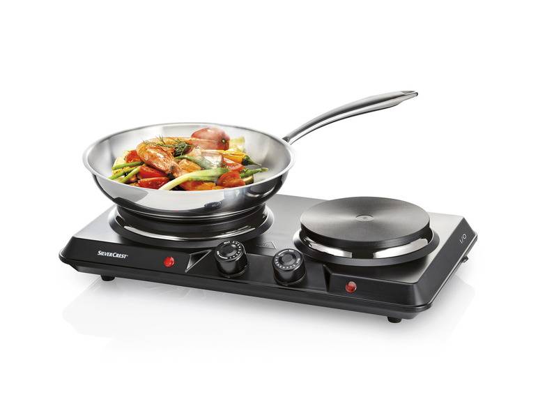 SILVERCREST® KITCHEN TOOLS Doppelkochplatte »SDK 2500 D1«, 2500 W Discount Store für neue Produkte