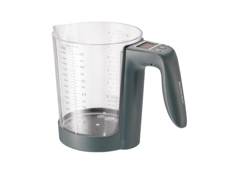 SILVERCREST® KITCHEN TOOLS Messbecher, digital mit LC-Display Begrenzt auf 3 Tage