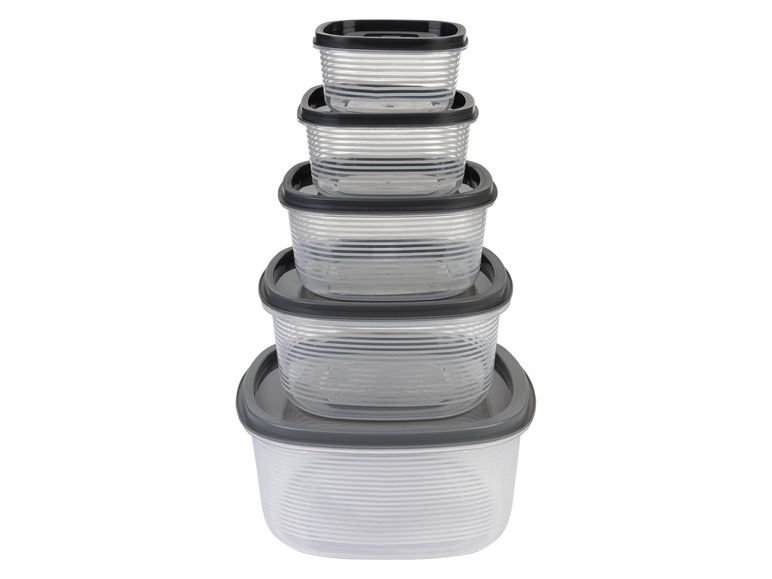 ERNESTO® Vorratsdosen-Set, 5-teilig, stapelbar Speichern exportieren