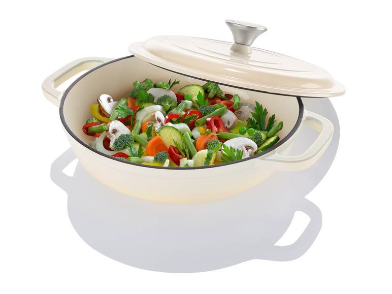 LIVARNO home Gusseisen-Servierpfanne, Ø 25 x H 6 cm Schlussverkauf