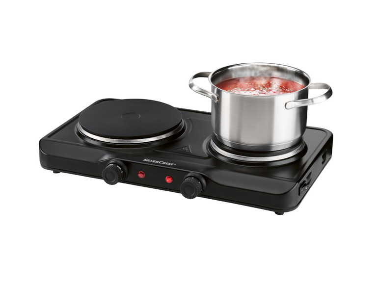 SILVERCREST® KITCHEN TOOLS Doppelkochplatte »SDK 2500 E1 / SDK 2300 E1 / SODK 2500 E1«, 2500 W Preisnachlass