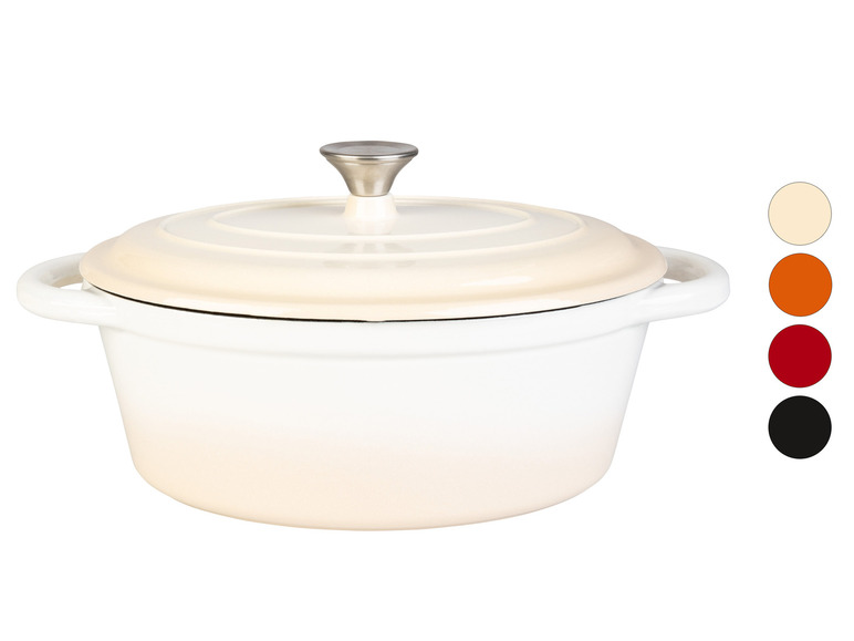 LIVARNO home Gusseisen-Bräter, mit Drop-System, 3,8 l Valentinstagsangebot