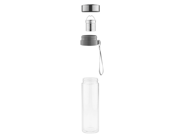ERNESTO® Trinkflasche mit Zitruspresse/ Trinkflasche mit Infuser Räumungsverkauf
