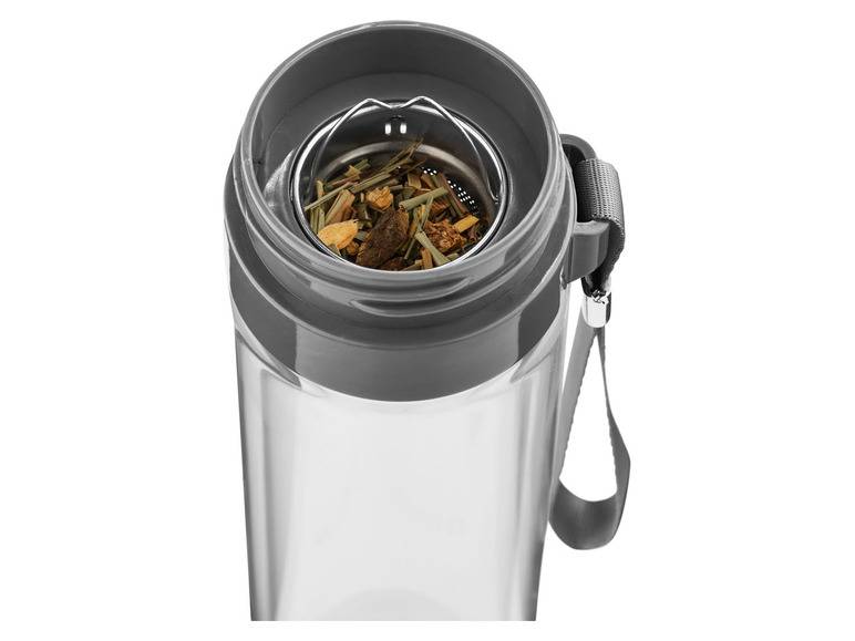 ERNESTO® Trinkflasche mit Zitruspresse/ Trinkflasche mit Infuser Räumungsverkauf