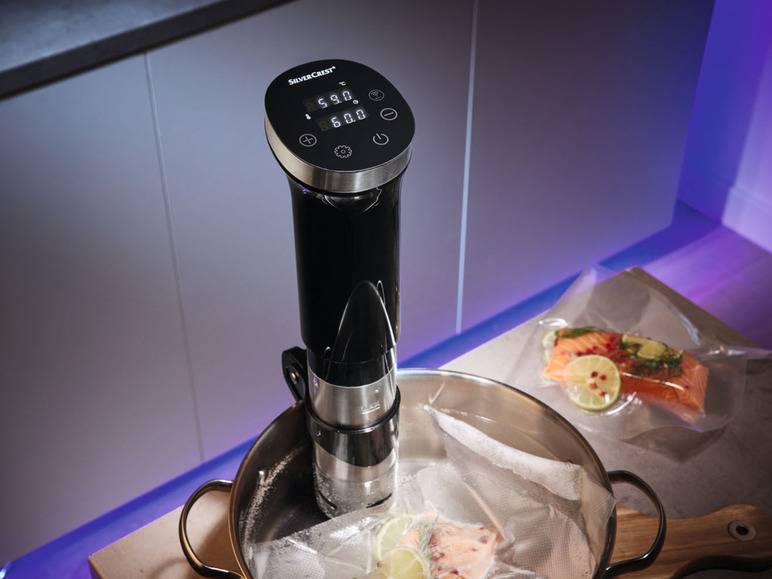 SILVERCREST® KITCHEN TOOLS Sous-Vide-Stick Smart SSVSS 1200 A1, WLAN-Funktion Bis zu 50% Rabatt