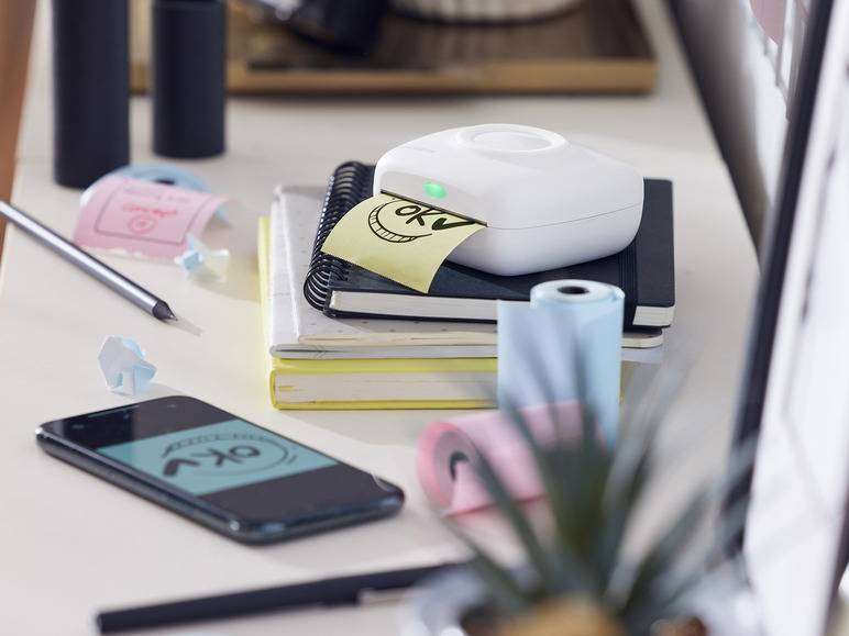 SILVERCREST® Fotopapier, 3 Stück, für Mini Pocket Printer 50% Rabatt für begrenzte Zeit