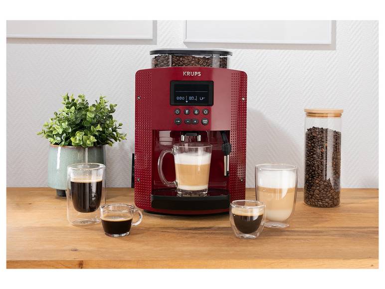 Krups Kaffeevollautomat EA8155/EA81P0/EA8155.70, Brühgruppe aus Metall Letzter Tag