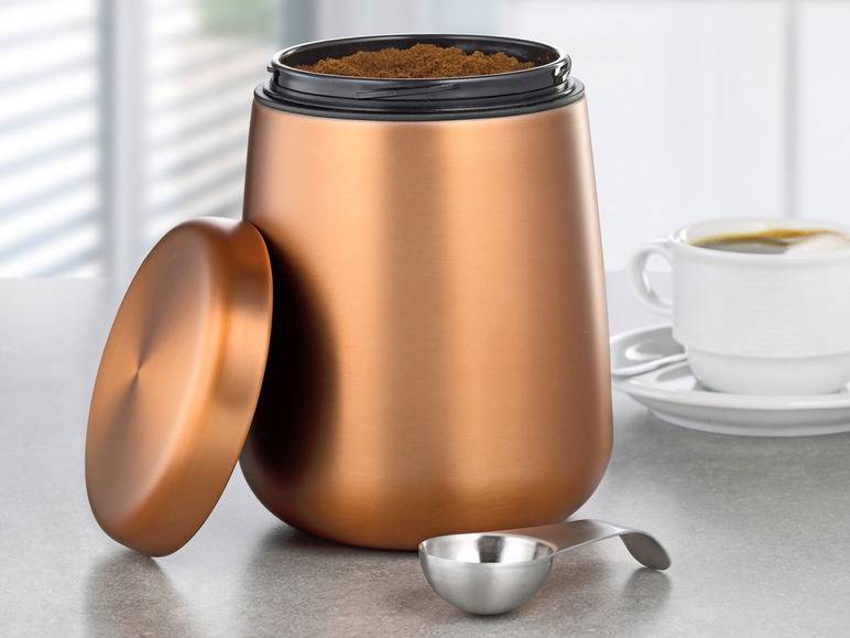 Esmeyer Kaffee-/ Vorratsdose Edelstahl inkl. Löffel im Deckel Günstig kaufen