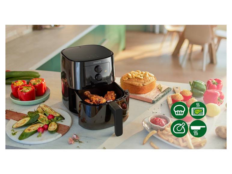 PHILIPS Essential Airfryer Compact »HD9200/90«, 1400 W Kostenloser Versand