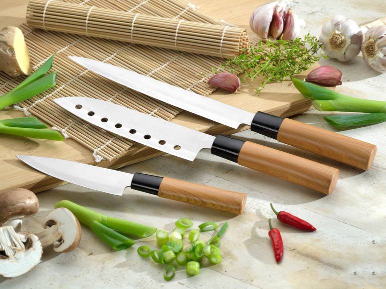 Esmeyer Messerset 3 tlg. im asiatischen Stil Sonderangebote