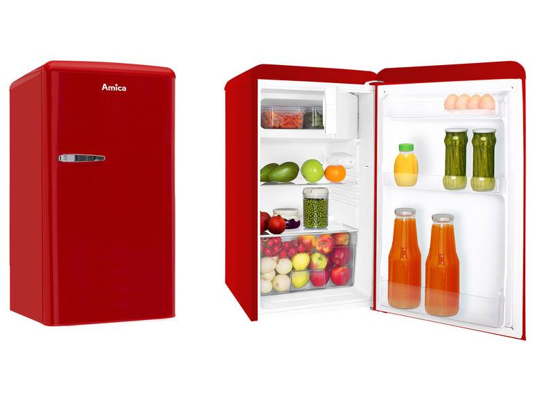 Amica Retro Kühlschrank »KSR 361 105« mit Gefrierfach Kostenlose Rückgabe