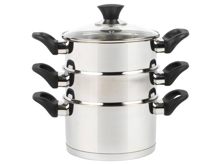 Salter® Dampfgartopf-Set, 4-tlg. Ø 18 cm Limitierter Zeitrabatt