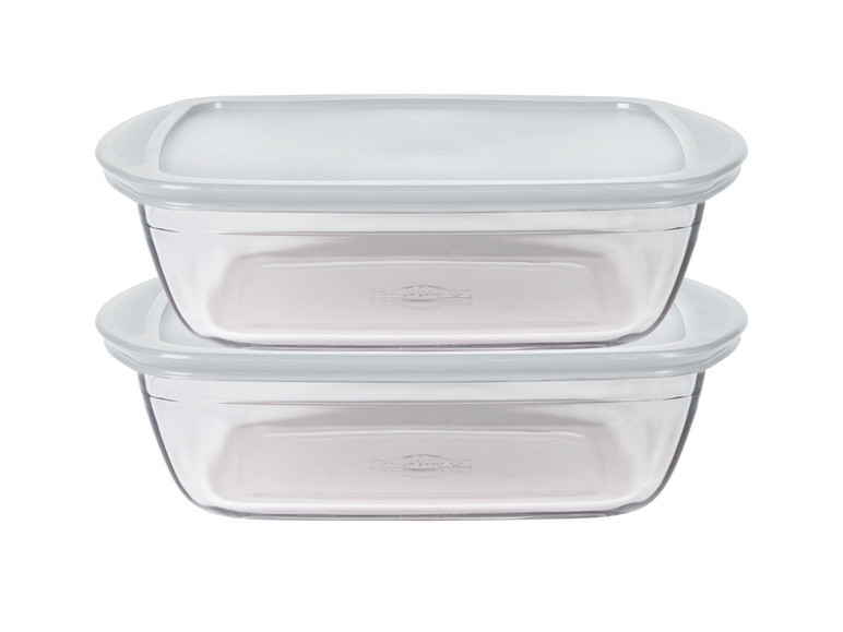 Pyrex® Daily Frischhaltedosen rechteckig, 2er Set, aus Borosilikatglas Blitzangebot