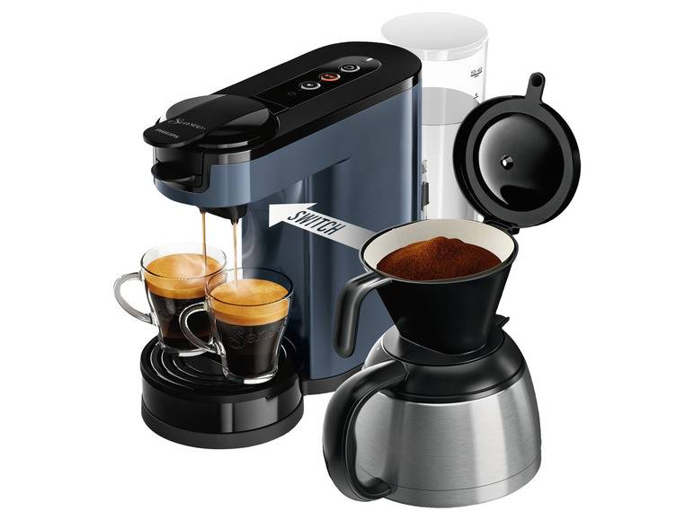 PHILIPS Senseo Switch Pad- und Filterkaffeemaschine »Switch HD7891/74«, 2-in-1-Brühtechnologie Saisonale Angebote