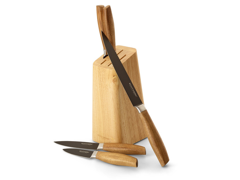 ECHTWERK Messerblock Set Classic - Black Edition, 6tlg Neueste Mode