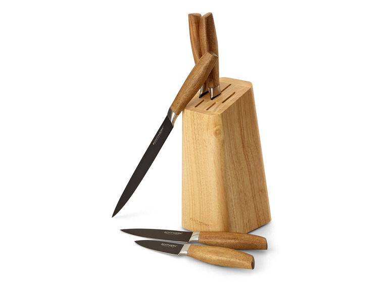 ECHTWERK Messerblock Set Classic - Black Edition, 6tlg Neueste Mode