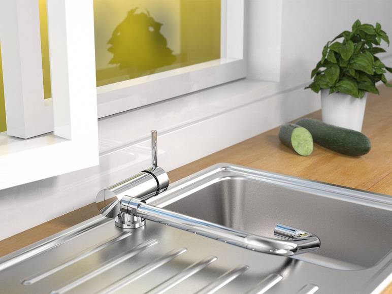 Eisl Küchenarmatur »FLEXO«, Wasserhahn Küche für Unterfenster-Montage Räumungsverkauf