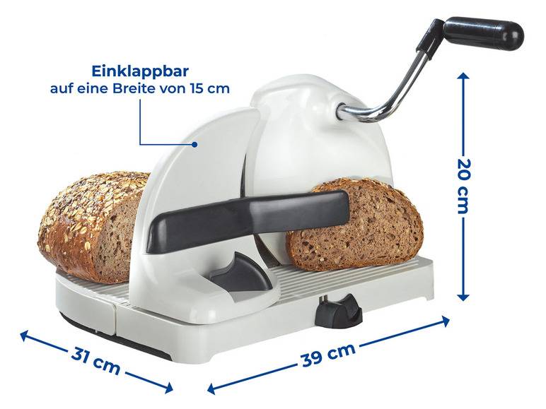 Wenko Brotschneidemaschine mit Handkurbel Riesige Ersparnisse