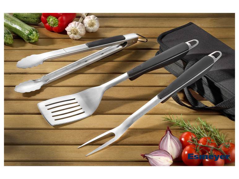 Esmeyer BBQ Set 3-teilig in Nylontasche Sonderangebot der Fabrik