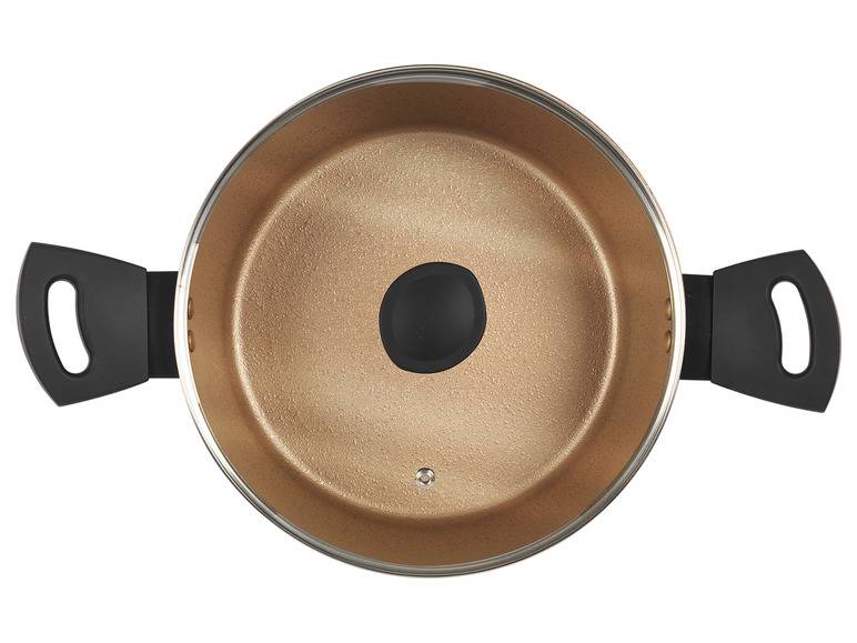 Russell Hobbs Aluminium Topf Opulence Collection Schwarz/Gold Im Verkauf