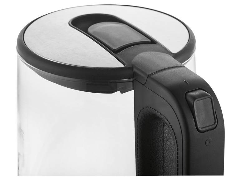 GOURMETmaxx Glas-Wasserkocher, 1,7 l, kabellos, LED Verkauf