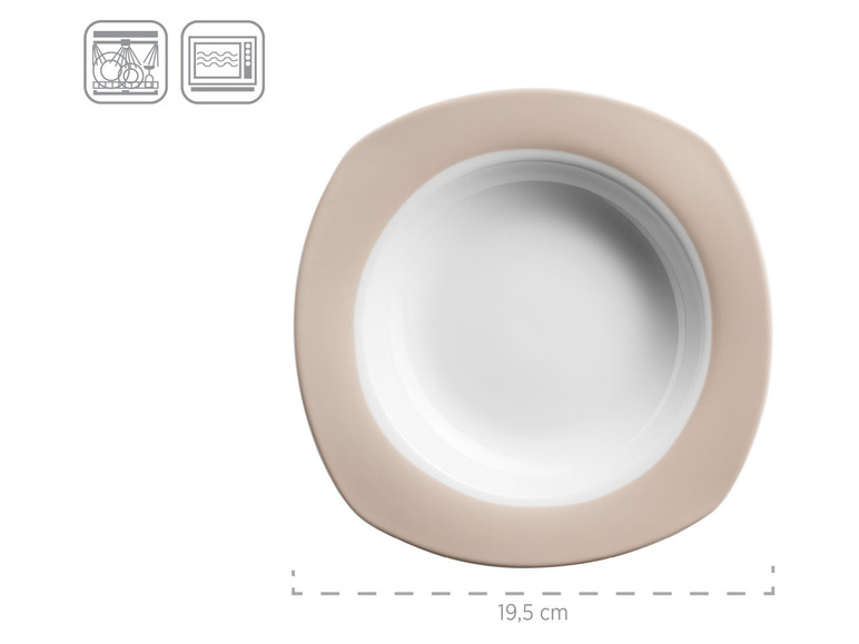 MÄSER Geschirr-Set »Nela«, beige/braun/weiß, 30-teilig Limitierter Zeitrabatt