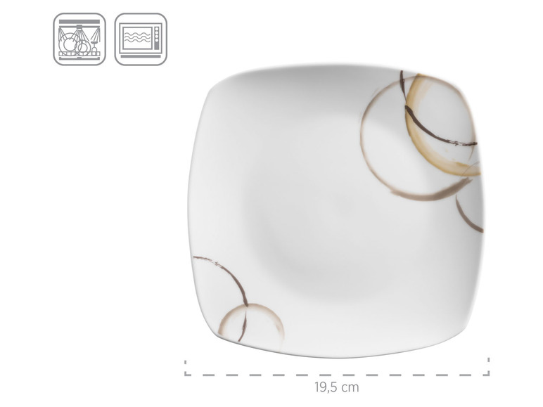 MÄSER Geschirr-Set »Nela«, beige/braun/weiß, 30-teilig Limitierter Zeitrabatt