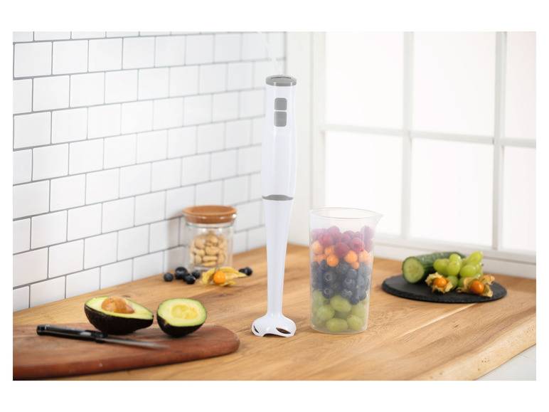 GOURMETmaxx Stabmixer 400 W weiß/grau Cyber Monday