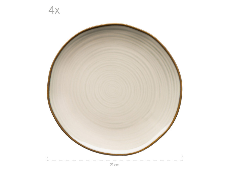 MÄSER Frühstücks-Set-Serie »Nottingham«, 12-teilig, Beige Heißer Verkauf