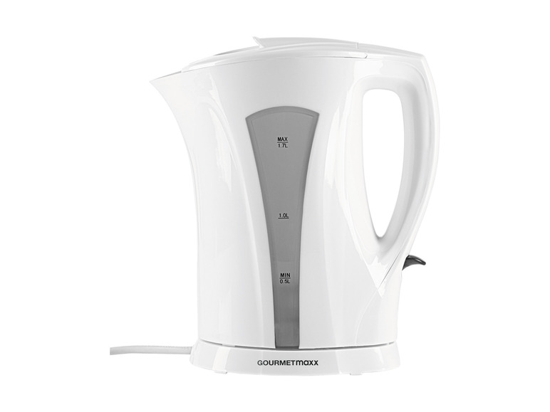 GOURMETmaxx Wasserkocher 1,7 l 2200W weiß/grau JETZT KAUFEN