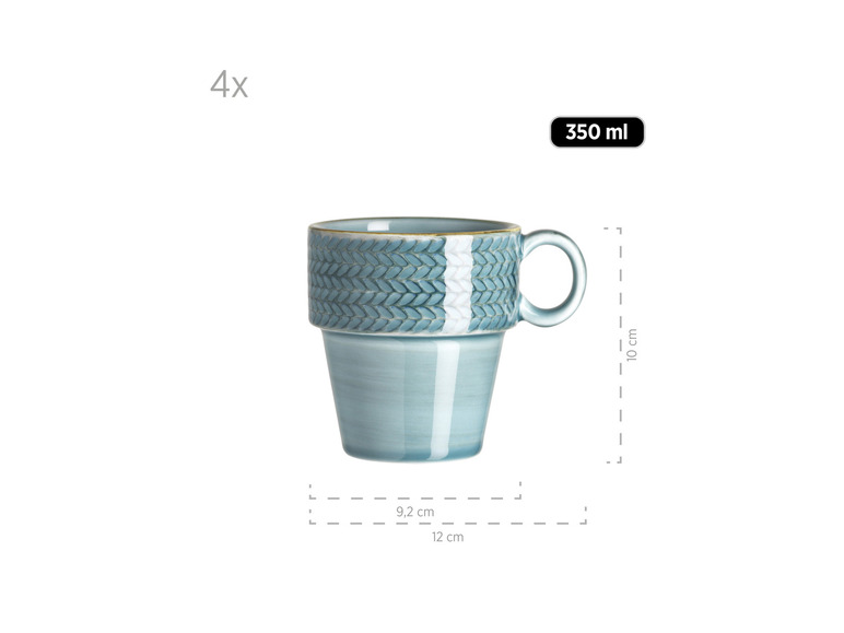 MÄSER Kaffeetassen-Set »Prospero«, 4 Stück, handbemalt Zeitbegrenzte Promotion
