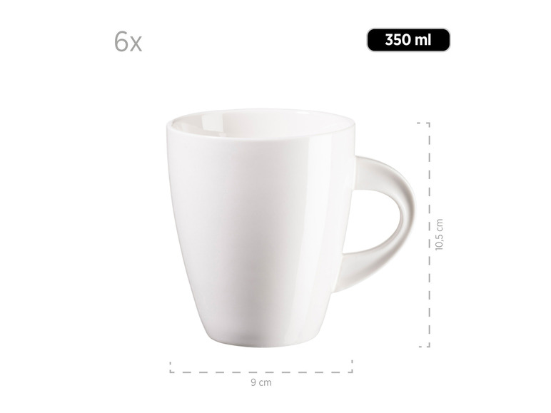 MÄSER Kaffeebecher-Set »La Musica«, 6-teilig, aus Porzellan Bis zu 55% Rabatt