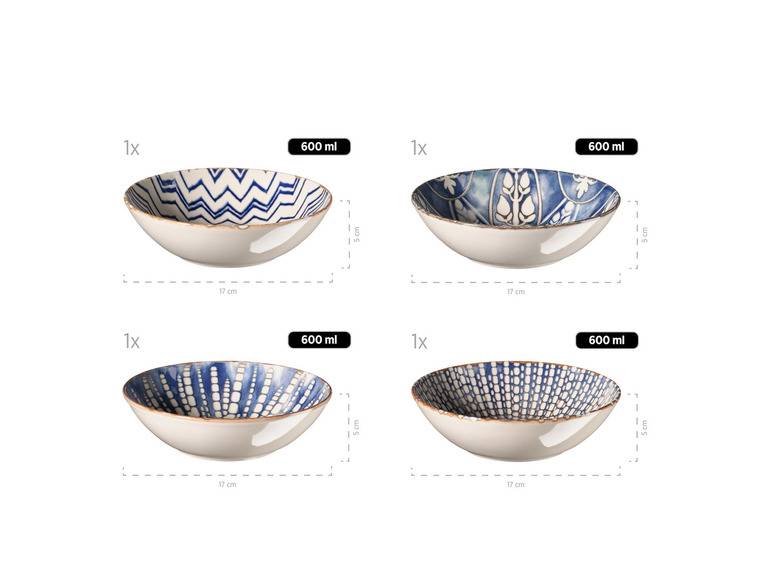 MÄSER Salat-Set »Iberico Blue«, 5-teilig, 4 Designs Kauf eins, bekomm eins gratis