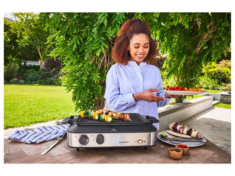 SILVERCREST® KITCHEN TOOLS Multifunktionsgrill SMEG 1600 A1, mit Kebabfunktion Im Verkauf