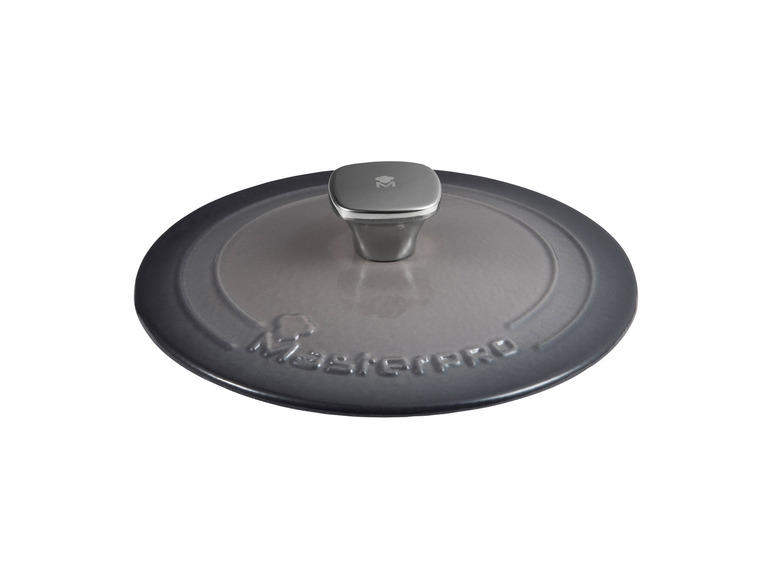 Masterpro Kasserolle, Gusseisen, mit Deckel, Ø 27 cm Limitierter Zeitrabatt