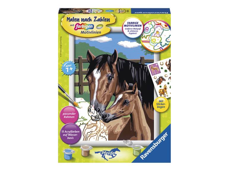 Ravensburger Malen nach Zahlen »Pferd mit Fohlen« Fabrikpreis