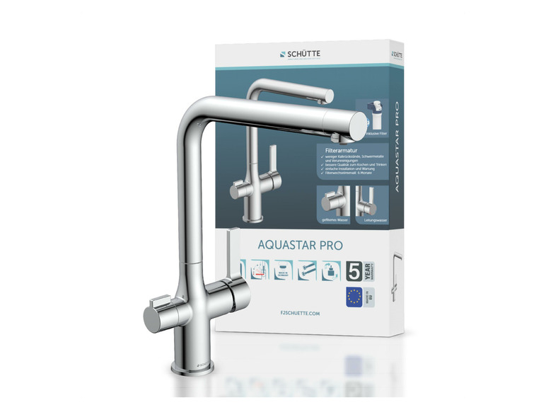 Schütte Küchenarmatur mit Filtersystem »Aquastar Pro«, mit 360° schwenkbarem Auslauf Rabatt