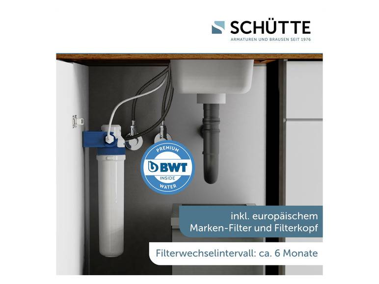 Schütte Küchenarmatur mit Filtersystem »Aquastar Pro«, mit 360° schwenkbarem Auslauf Rabatt