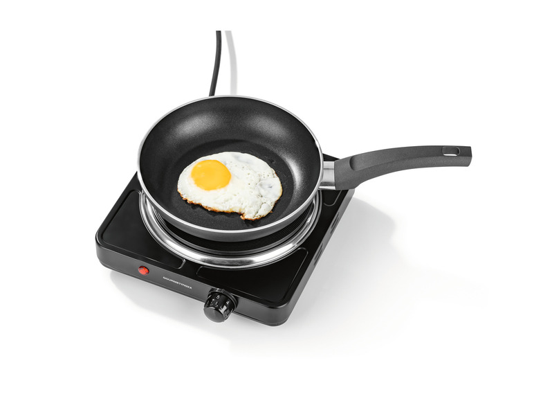 GOURMETmaxx Einzelkochplatte 1500 W schwarz Versandkostenfrei