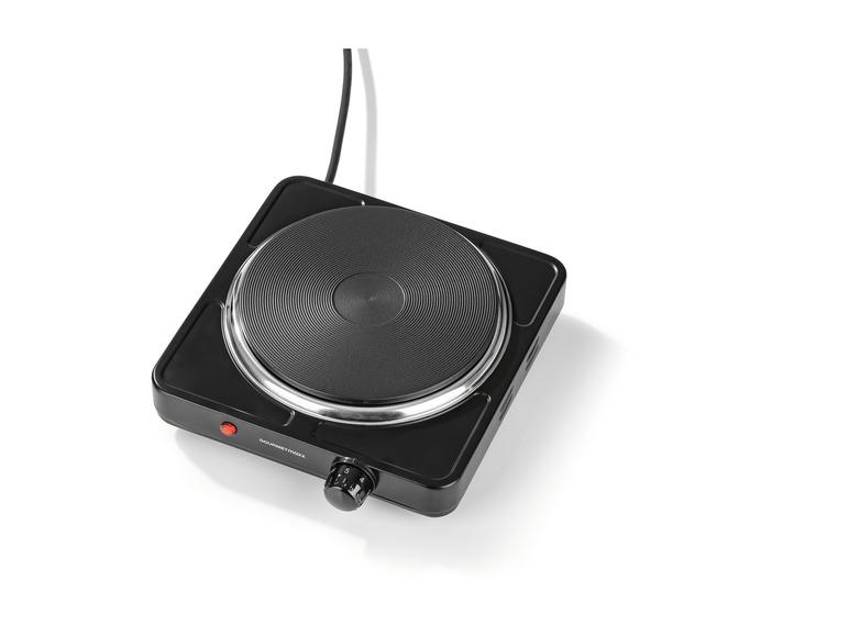 GOURMETmaxx Einzelkochplatte 1500 W schwarz Versandkostenfrei