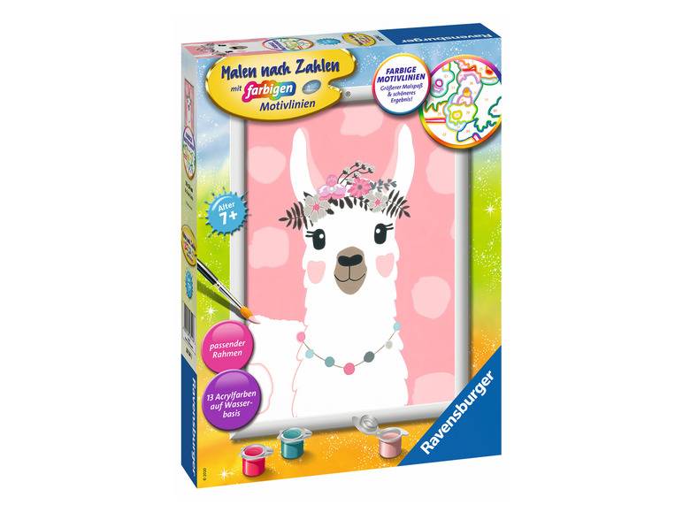 Ravensburger Malen nach Zahlen »No Drama Lama« Begrenztes Angebot