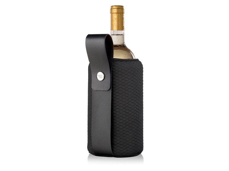 vacu vin Wein Set klassisch 4teilig + Weinkühler »Artico«, flexibel, schwarz Kauf eins, bekomm eins gratis