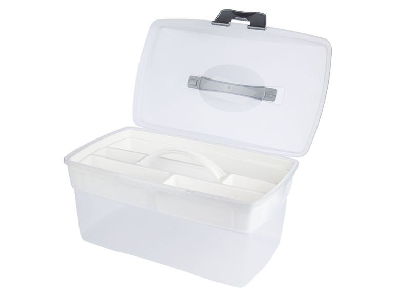 crelando® Näh-/Aufbewahrungsbox, mit Einlegefach Fabrikpreis