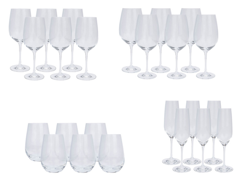 ERNESTO® Gläser Set aus Kristallglas Sonderangebot