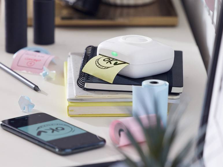 SILVERCREST® Mini Pocket Printer inklusive Papierrolle Muttertagsangebot