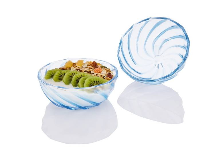 ERNESTO® Schale / Teller, 2er-Set, aus Glas Valentinstagsangebot