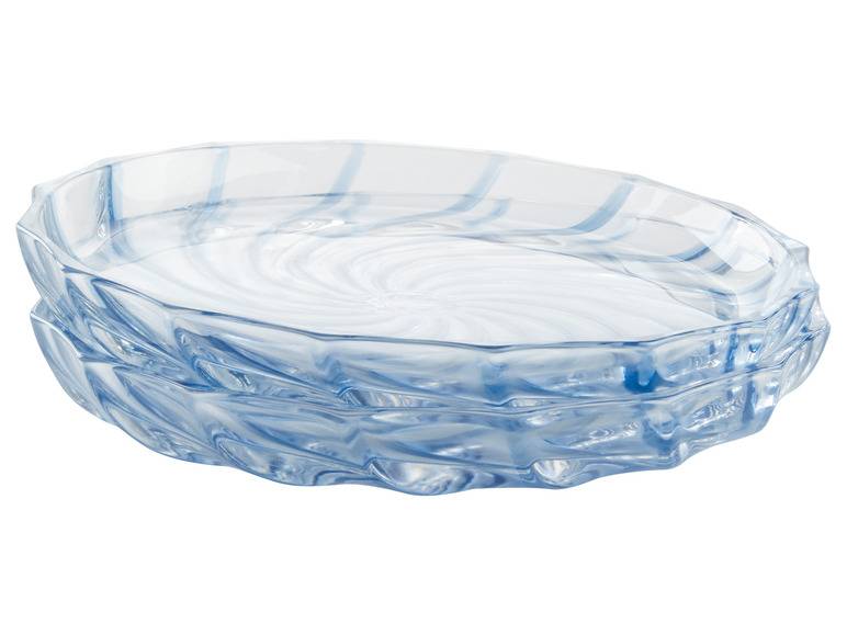 ERNESTO® Schale / Teller, 2er-Set, aus Glas Valentinstagsangebot